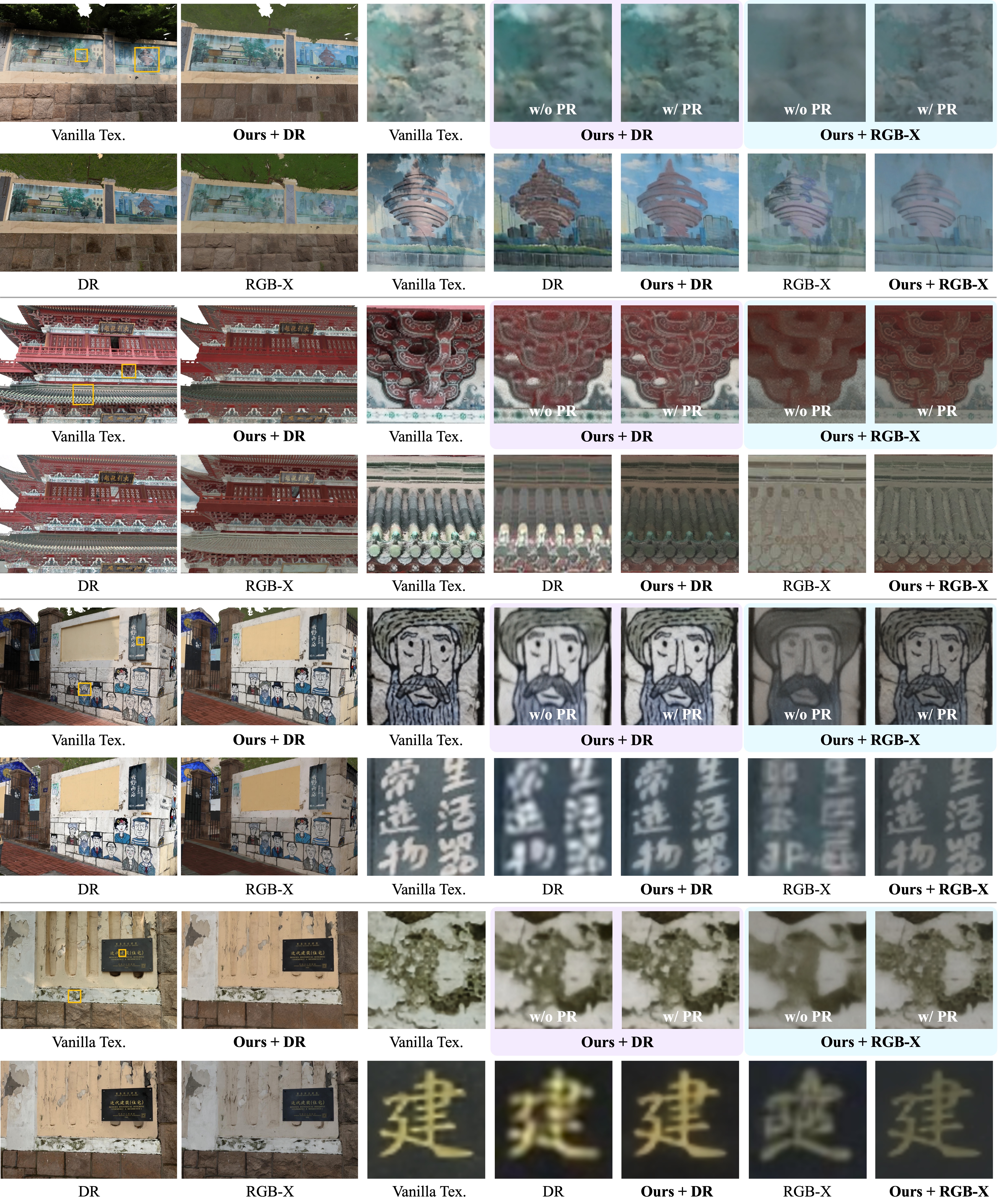 Faithful, fine-grained, 3D-consistent albedo results